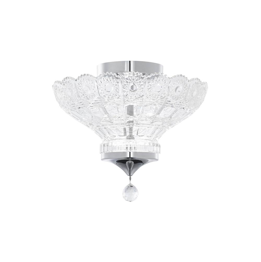 Schonbek STERLING 12'' 110V Close to Ceiling in Polished Chrome with Clear Heritage Crystal