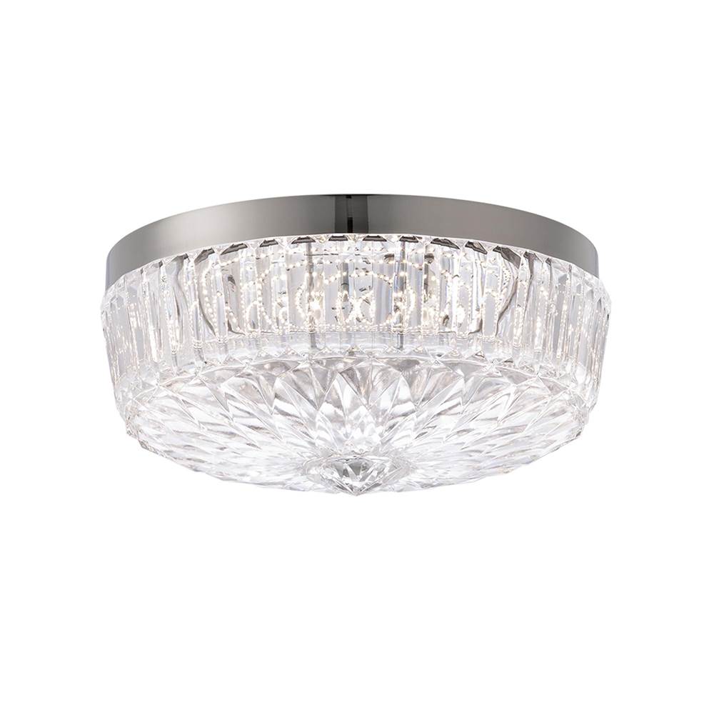 Schonbek REGINA 12'' 110V Close to Ceiling in Polish Nickel with Clear Heritage Crystal
