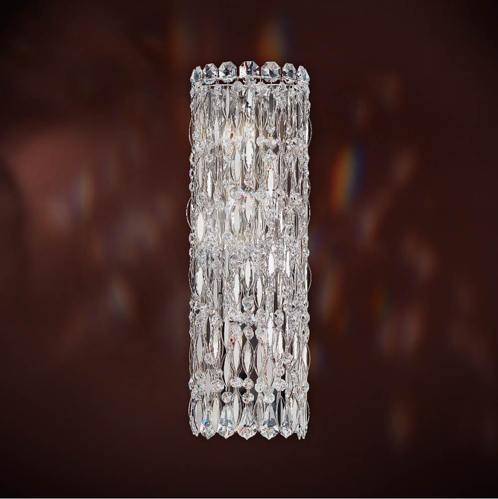 Schonbek Sarella 4 Light 120V Bath Vanity and Wall Lightin Antique Silver with Clear Radiance Crystal