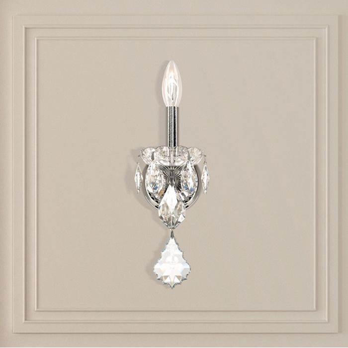 Schonbek Century 1 Light 110V Wall Sconce with Clear Heritage Crystal
