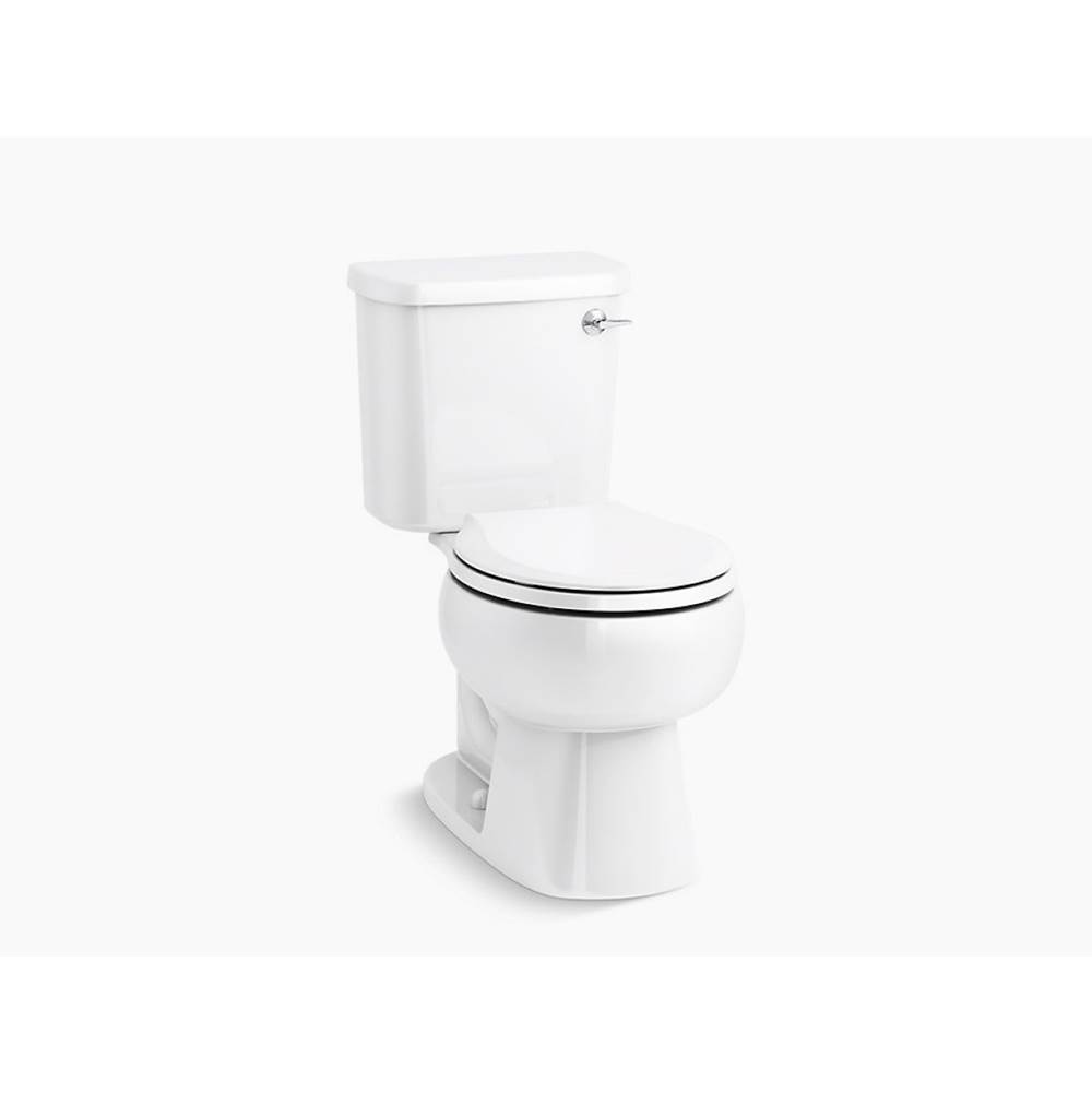 Sterling Plumbing Windham™ Two-piece round-front 1.28 gpf toilet with right-hand trip lever
