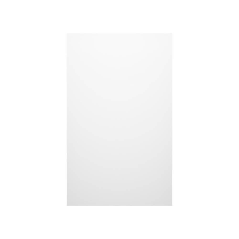 Swan SS-3672-2 36 x 72 Swanstone Smooth Glue up Bathtub and Shower Single Wall Panel in White