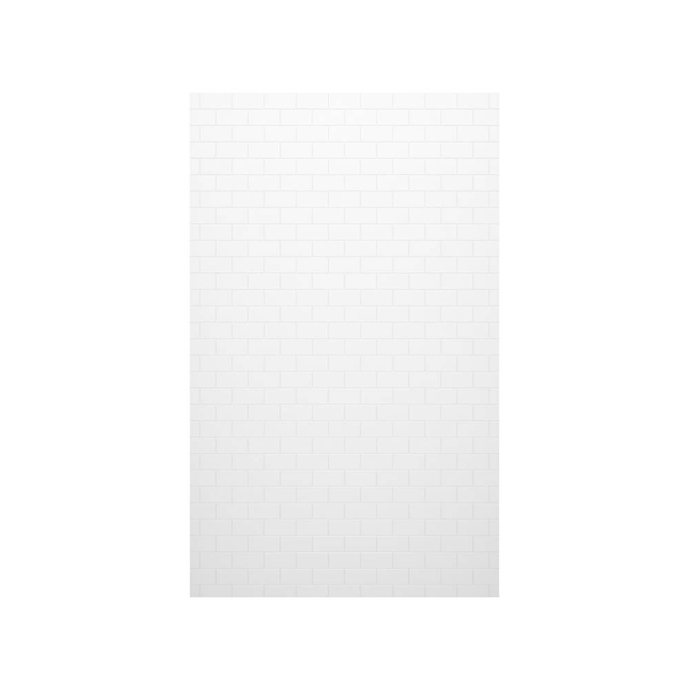 Swan SSST-6296-1 62 x 96 Swanstone Classic Subway Tile Glue up Single Wall Panel in Ice