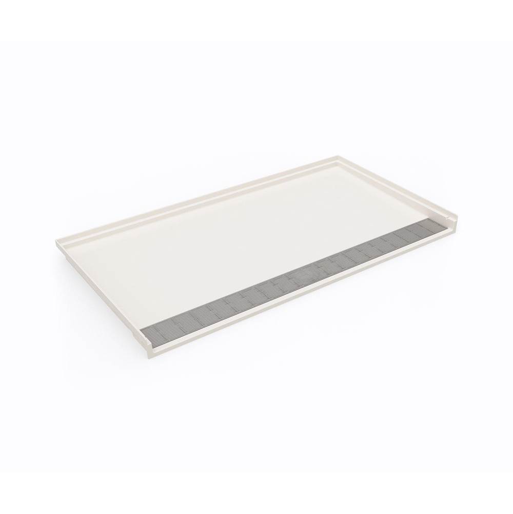 Swan SBF-3462 34 x 62 Performix Alcove Shower Pan with Center Drain in Bisque