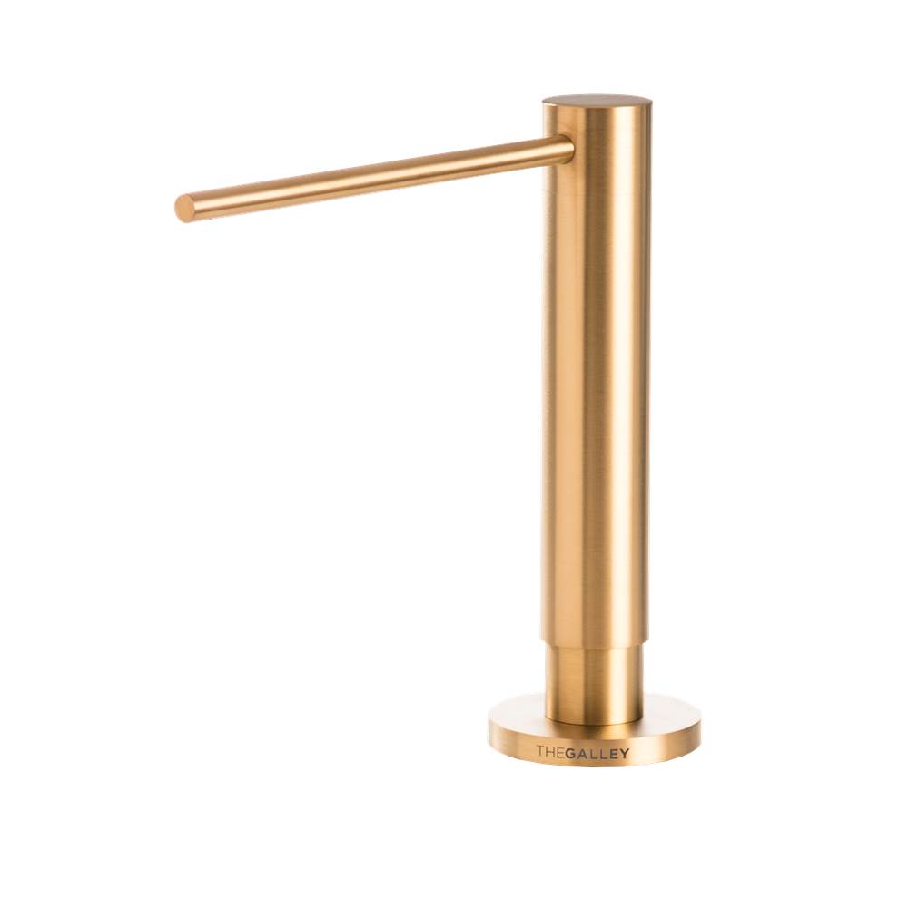 The Galley Ideal Soap Dispenser in PVD Brushed Gold Stainless Steel
