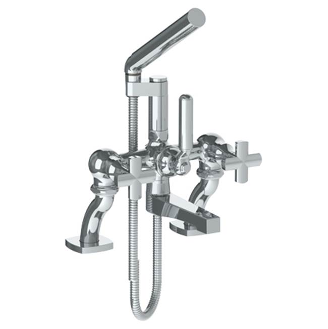 Watermark Deck Mount Roman Tub Faucets With Hand Showers item 125-8.2-BG5-VNCO