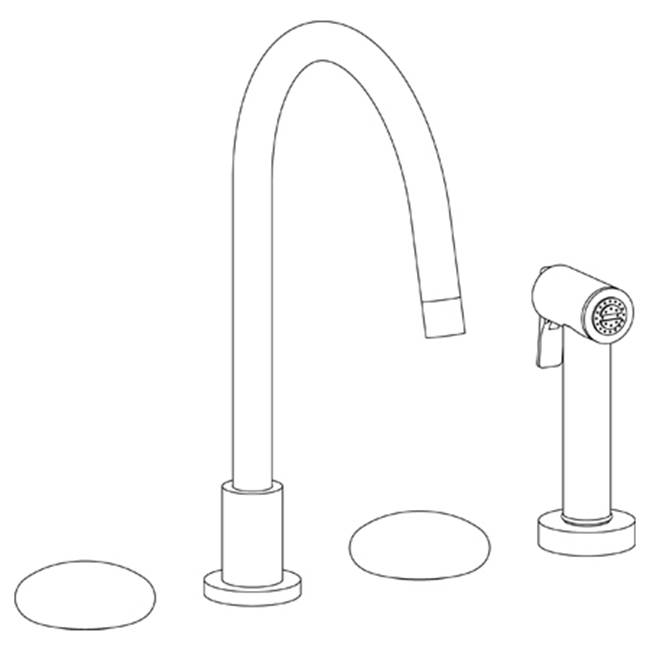 Watermark Deck Mount Kitchen Faucets item 36-7.1G-WM-PC