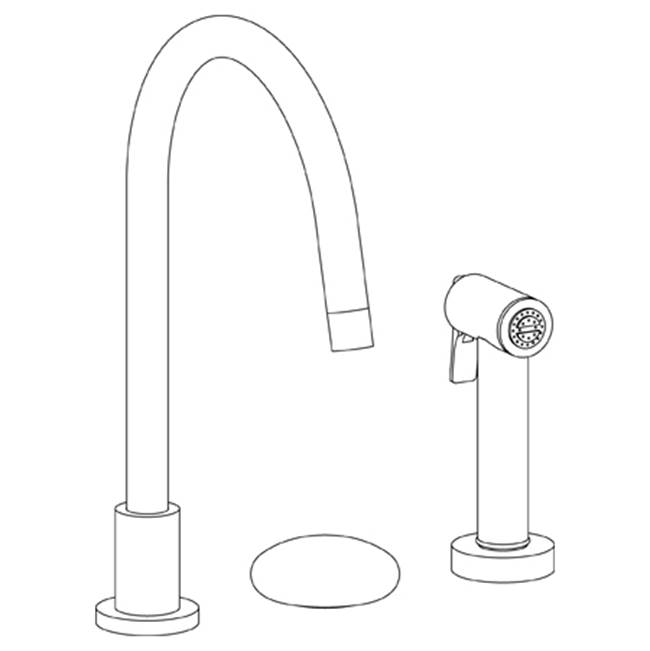 Watermark Deck Mount Kitchen Faucets item 36-7.1.3GA-WM-SBZ