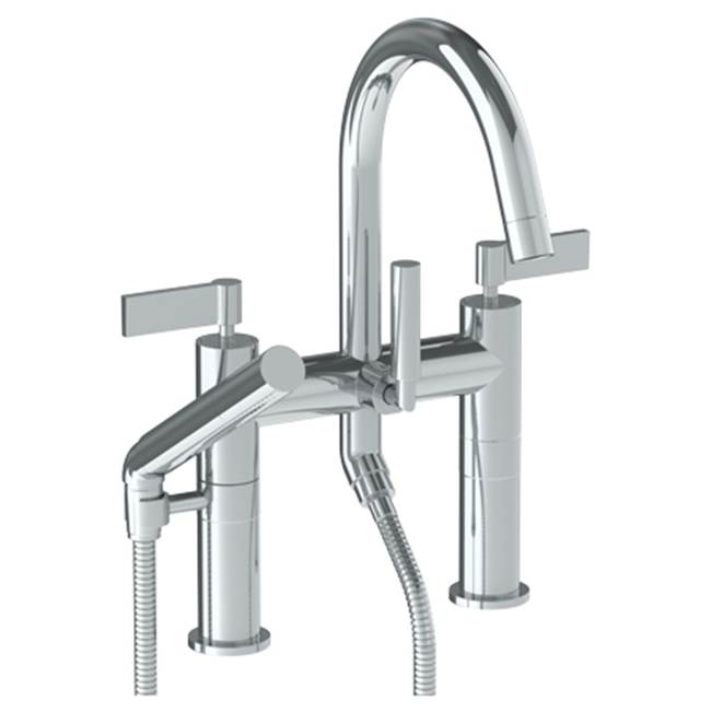 Watermark Deck Mount Roman Tub Faucets With Hand Showers item 37-8.2-BL2-WH