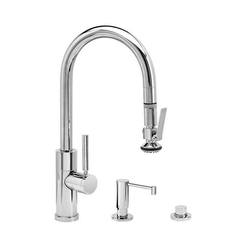 Waterstone Pull Down Bar Faucets Bar Sink Faucets item 9980-3-PB